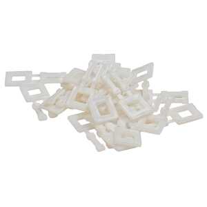 Kunststoffschnallen 13mm 1000er KS13 weiß, für Umreifungsband