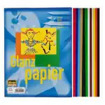 IDENA Idena Glanzpapier A4 12 Blatt sort.,gummiert