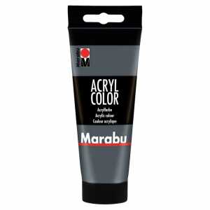MARABU Acryl Color, Dunkelgrau 100 ml
