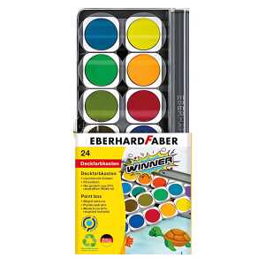 Deckfarbkasten 24er Winner, Farbkasten mit auswechselbaren Farben