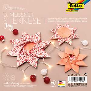 D.Meissner Sternenset Joy 36 Blatt 80g/m²,