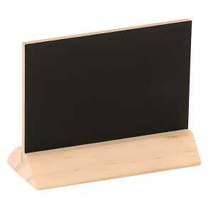 Tischtafel Mini FSC-Mix 7,5x2x6cm aus Holz, Tafel als Tischaufsteller