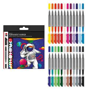 Permanent Marker Graphix 24er Set Hero Of Galaxy, 24 farbige Stifte