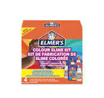 Elmers Colour Slime Kit Zubehör für Schleim sortiert 4-teiliges Kit