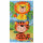 GLOREX  Moosgummisticker 3D  Löwe Tiger 10x12cm, selbstklebend, Glorex