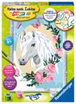 Malen nach Zahlen Bild Einhorntraum, mit farbigen...