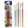 STY Pinsel Aquarellspitz+ Borstenflachpinsel flach 6er Set