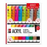 MARABU Acrylfarben Set 18x 36 ml Effect,