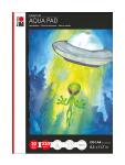 Aqua Pad Graphix A4 Aquarellpapier 20 Blatt, 220g,...