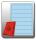 Rückenschild, SK kurz, schmal, 190x38mm, blau