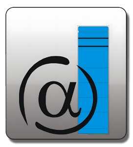 Rückenschild kurz/breit selbstklebend, Farbe blau