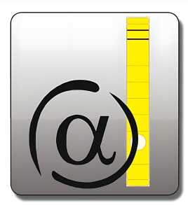 Rückenschild lang/schmal selbstklebend, Farbe gelb