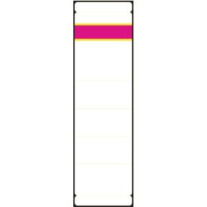 Rückenschilder, 190x61mm, weiß für Inkjet, Laser und Kopierer