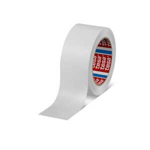 Tesapack Papier, 50m x 50mm, weiß selbstklebend, lösungsmittelfrei,