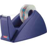 tesa Tischabroller Easy Cut - für Rollen bis 33 m x 19 mm, royalblau