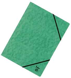 Dreiflügelmappe, A4, 390g/qm, grün
