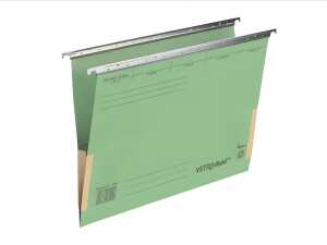 Hängemappe, A4, 270g/qm, mit Frösche, moosgrün, Maße: 315 x 240 x 0