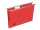 Hängemappe A4 seitlich offen rot 230g/qm Farbkarton, Beschriftungs-
