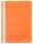 Schnellhefter A4, dokumentenecht, PP, orange, transparenter Deckel