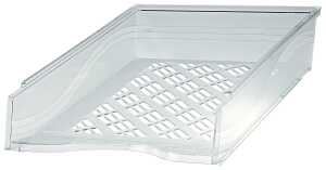 Briefkorb A4-C4, klar, Außenmaß: B255 x T65 x H370,