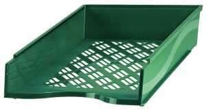 Briefkorb A4-C4, grün, Außenmaß: B255 x T65 x H370,