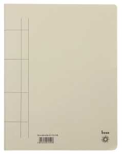 Schnellhefter, A4, 250g/m2, grau kaufm. Heftung, für ca. 250 Blatt