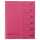 Ordnungsmappe, 6 Fächer, rosa, A4, Mappe - Karton 250 g/m2, mit