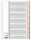 Register A4, Kunststoff, 1-31, grau, Universallochung, 120 my, PP
