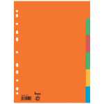 Farbregister, A4, 6-tlg., mehrfarbig, 4er-Lochung, Karton...