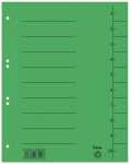 Trennblätter A4 vollfarbig grün mit...