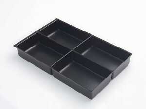 Schubladeneinsatz 4-Fächer H: 51mm