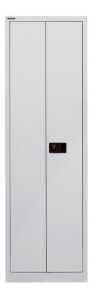 Flügeltürenschrank aus Stahl komplett in lichtgrau 5020073797145