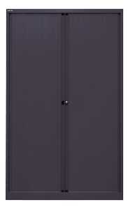 Rollladenschrank, 4 Fachböden, 5 Ordnerhöhen, schwarz 5020073755732