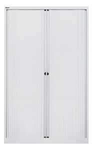 Rollladenschrank, 4 Fachböden, 5 Ordnerhöhen, lichtgrau 5020073755749