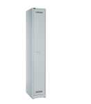 Garderobenschrank Light Stahl, Lichtgrau H1850xB300xT500...