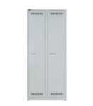 Garderobenschrank Light Stahl, Lichtgrau H1850xB800xT500...