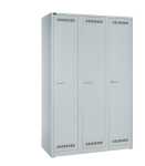 Garderobenschrank Light Stahl, Lichtgrau H1850xB1200xT500...