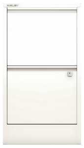 Hängeregistraturschrank, Home Filer 2 HR-Schubladen, verkehrsweiss