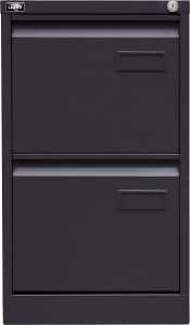 Hängeregistraturschrank, 2 Schubladen schwarz H:711mm/B:413mm/T:622mm