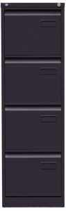 Hängeregistraturschrank, 4 Hängeregistraturen, schwarz 5020073711271