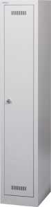 Garderobenschrank MonoBloc aus Stahl, in lichtgrau H1700xB322xT500
