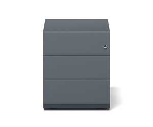 Rollcontainer 3 Laden anthrazit BISLEY NWA59M7SSS634 42x50x57cm