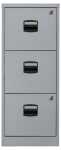 Hängeregistraturschrank PFA Einstiegsmodell, silber...