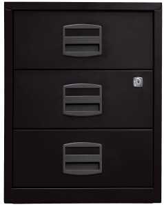 Beistellschrank PFA auf Rollen Einstiegsmodell, schwarz 5020073736151