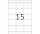 Etiketten, A4, 500 Blatt, 70x50,8mm 1 Packung = 7500 Etiketten