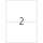 Etiketten, A4, 500 Blatt, 210x148,5mm 1 Packung = 1000 Etiketten