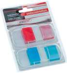 Büroring Index Haftstreifen im Spender aus PET, rot...