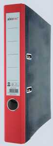 Wolkenmarmor Ordner, A4, Rücken- breite, 50mm, rot