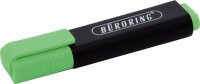 Büroring Textmarker, grün, mit Keilspitze 2-5mm