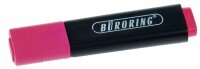 Büroring Textmarker, rosa, mit Keilspitze 2-5mm